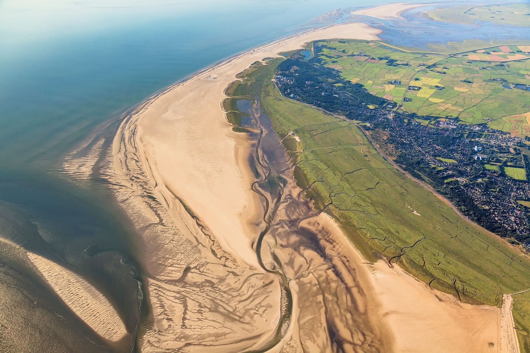 Luftbild der Küste vor SPO Luftbild der Küste vor SPO